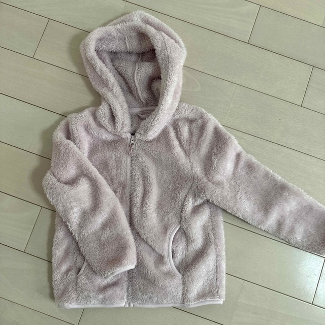 冬服 110センチ ユニクロ フリースパーカー ジャケット もこもこ