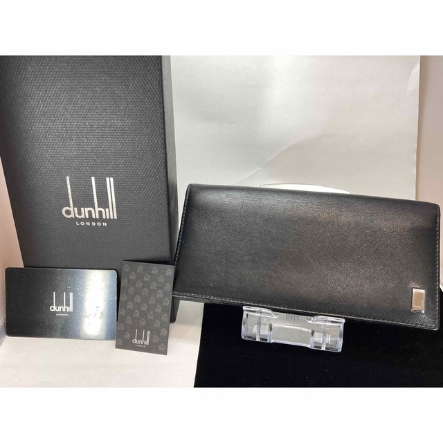 Dunhill　ダンヒル✨大人かっこいいアイテム✨長財布　財布　レザー　ブラック