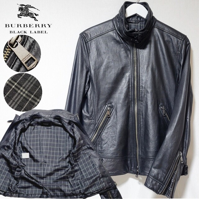 BURBERRY LONDON バーバリー ライダースジャケット 120