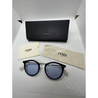 フェンディ(FENDI)の【FENDI】 フェンディ メガネフレーム　FF M0050 ブラック(サングラス/メガネ)