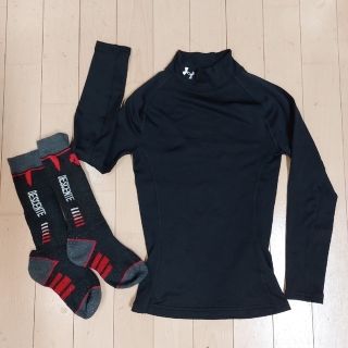 アンダーアーマー(UNDER ARMOUR)のアンダーシャツ　ジュニア110㎝(靴下無し価格)(Tシャツ/カットソー)