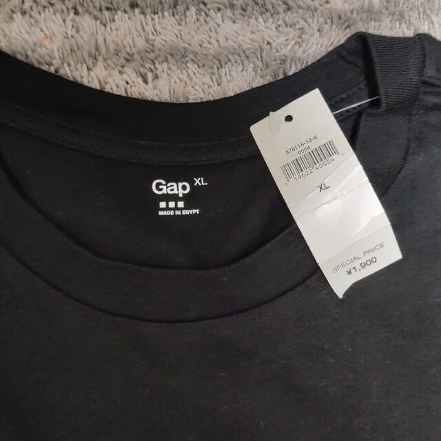 GAP(ギャップ)の新品 Gap ギャップ ロングスリーブTシャツ ブラック メンズのトップス(Tシャツ/カットソー(七分/長袖))の商品写真