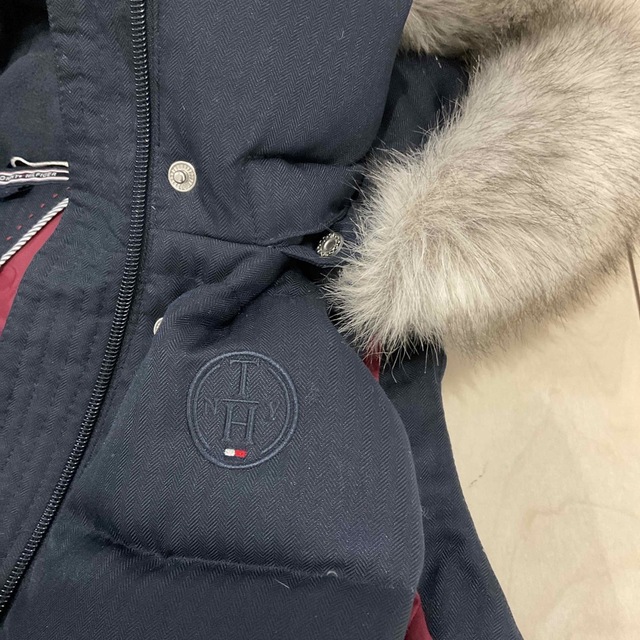 TOMMY HILFIGER - TOMMY HILFIGER フェイクファー付き ダウンベスト