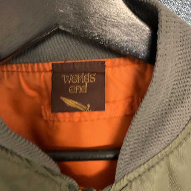 Vivienne Westwood - worlds end MA-1 サイズMボンバー Vivienne Westwood - worlds end MA-1 サイズMボンバー