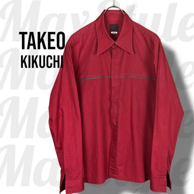 TAKEO KIKUCHI(タケオキクチ)の【TAKEO KIKUCHI】タケオキクチ シャツネクタイ　コーデセット メンズのトップス(シャツ)の商品写真