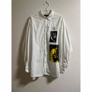 ラフシモンズ(RAF SIMONS)のRAF SIMONS × FRED PERRY オーバーサイズ プリントパッチ (シャツ)