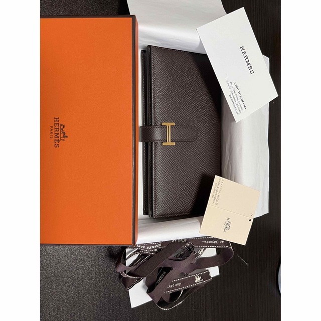 人気デザイナー Hermes ベアンスフレ 長財布 