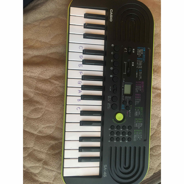 CASIO(カシオ)のCASIO キーボード　SA-46 楽器の鍵盤楽器(電子ピアノ)の商品写真