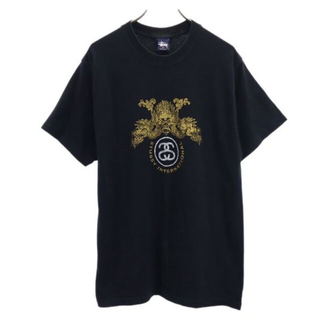 stussy ステューシー Tシャツ センターロゴ プリント アメリカ製 90s