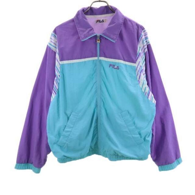 フィラ 90s イタリア製 ナイロンジャケット 38 ブルー系 FILA メンズ 【R220907】 【中古】 | フリマアプリ ラクマ