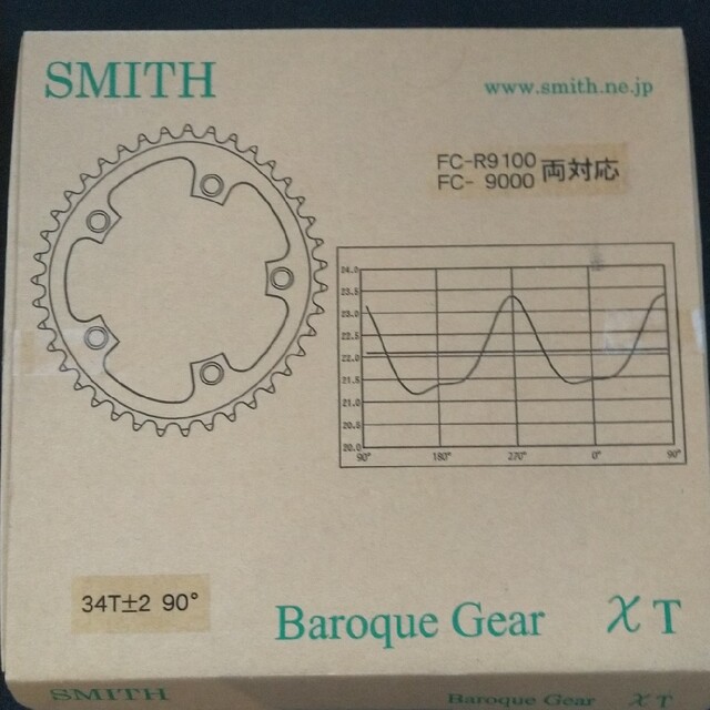 SMITH(スミス)のSMITH スミス Baroque Gear バロックギア 34T±2 90° スポーツ/アウトドアの自転車(パーツ)の商品写真