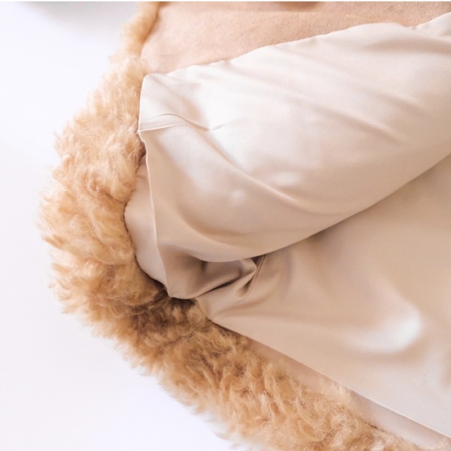 searoomlynn TEDDY ファーノーカラージャケット | mawadgroup.com