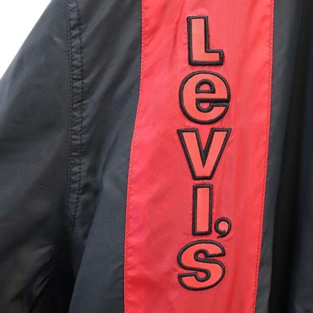 リーバイス 90s 香港製 ナイロン ジャケット L Levis オールド ヴィンテージ ブラック メンズ 【R220909】 4