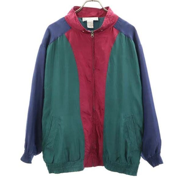 90s 3カラー シルク ジャケット 20W SILK EXCHANGE PLUS ブルゾン