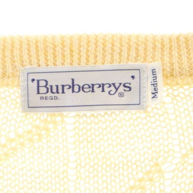 BURBERRY - バーバリー 80-90s セーター M 淡黄色 Burberrys メンズ