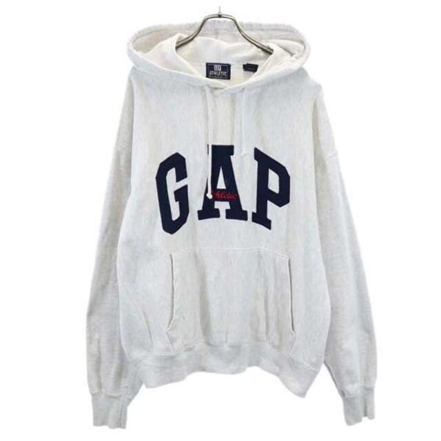 90s OLD GAP USW-92 ハーフジップ スウェット パーカー L 緑