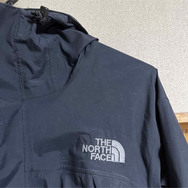 THE NORTH FACE(ザノースフェイス)のThe North Face ドットショットジャケット　M　黒　刺繍ロゴ　訳あり メンズのジャケット/アウター(マウンテンパーカー)の商品写真