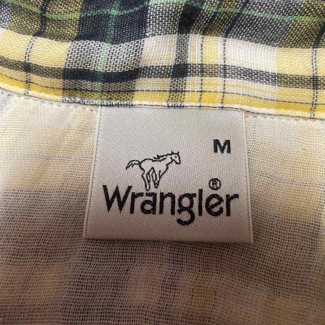 Wrangler(ラングラー)のラングラー　イエローチェックシャツ メンズのトップス(シャツ)の商品写真