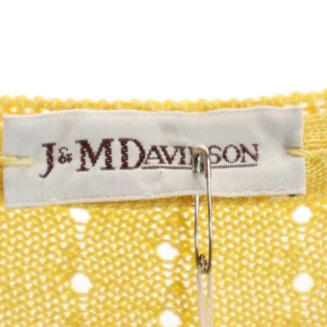 J\u0026M DAVIDSON ワンピース ツイード 黄色