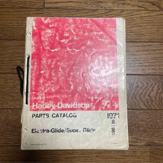 ハーレーダビッドソン(Harley Davidson)のハーレーダビッドソン 純正　61～71年　FL/FX系パーツリスト　㉗(カタログ/マニュアル)