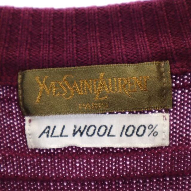 Yves Saint Laurent - イヴサンローラン ボーダー ニット ベスト 2