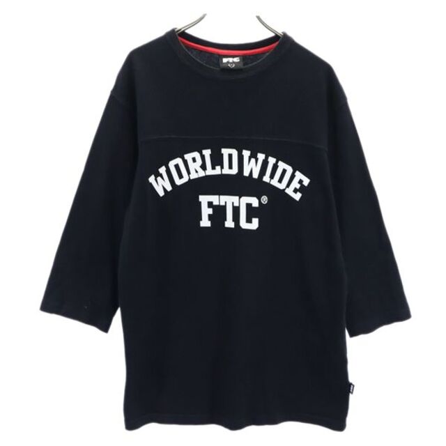 ブラック系商品番号エフティーシー ロゴプリント 七分袖 Tシャツ S ブラック系 FTC ロンT メンズ  【220904】