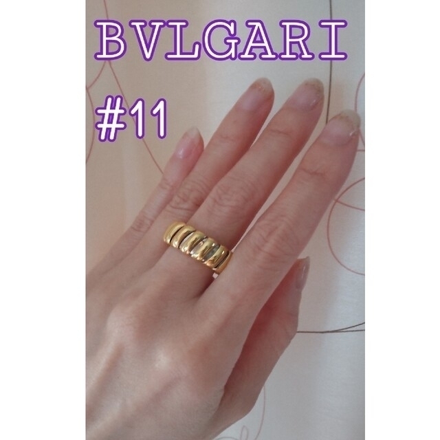 【美品】BVLGARI ブルガリ トゥボガス ワイド ヴィンテージ リング