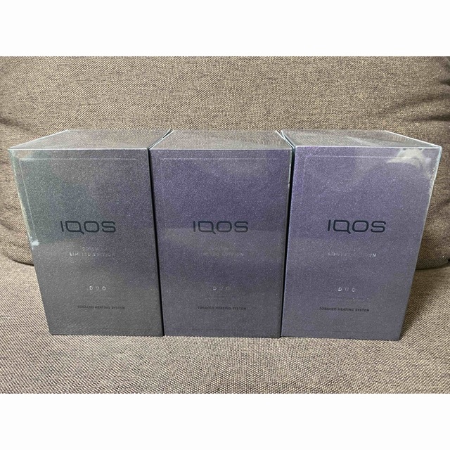 IQOS3 DUO アイコス　デュオ　プリズム　未使用　未登録　3台　 メンズのファッション小物(タバコグッズ)の商品写真