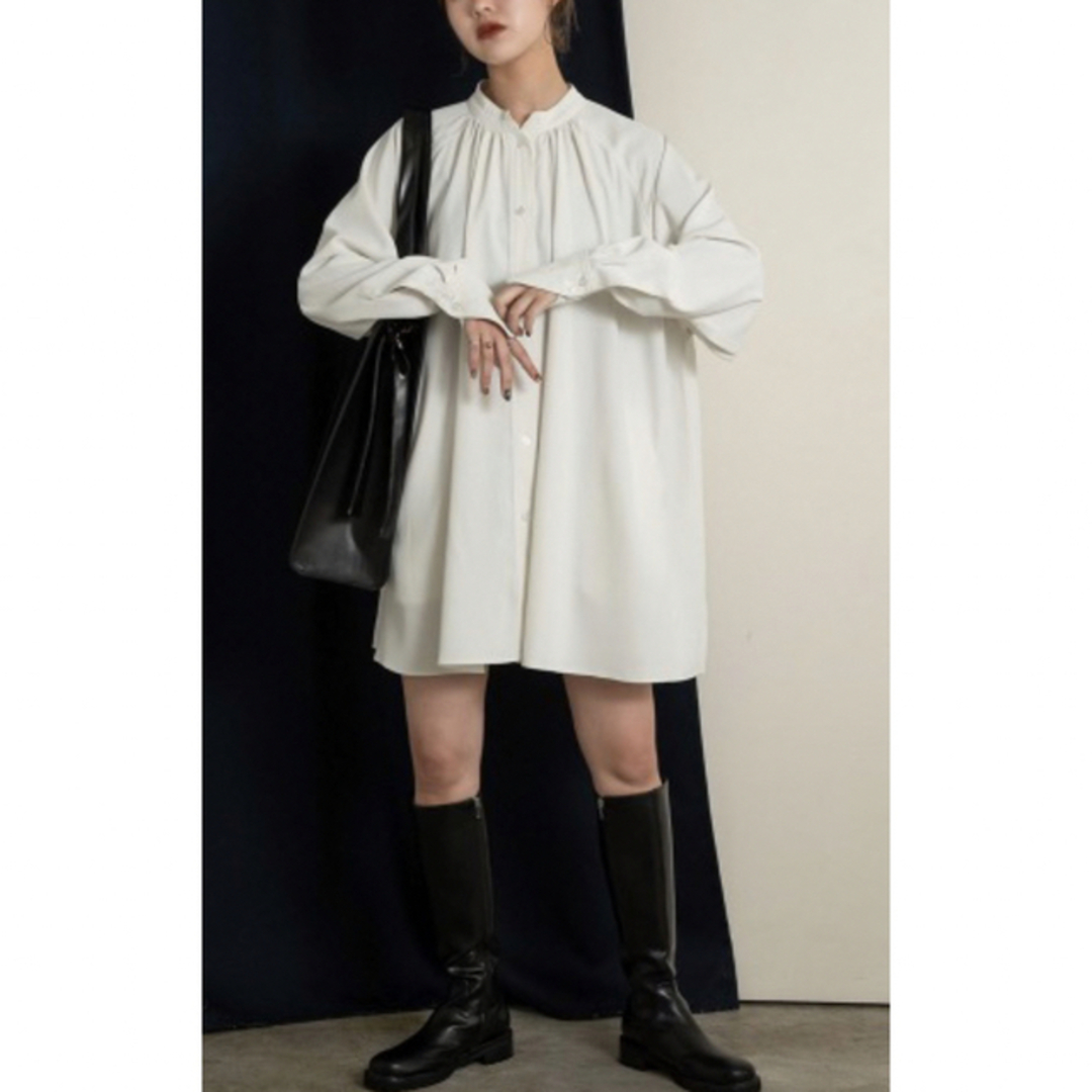 Amiur dolman sleeve stitch over shirt  レディースのトップス(シャツ/ブラウス(長袖/七分))の商品写真