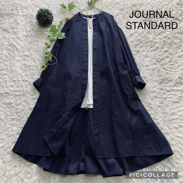 JOURNAL STANDARDモールスキン パフソデ Aラインコートワンピース