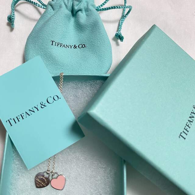 Tiffany & Co.(ティファニー)のティファニーリターントゥダブルハートネックレス レディースのアクセサリー(ネックレス)の商品写真