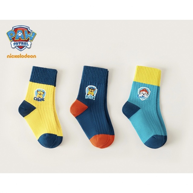 新品 パウパトロール 靴下 パウパト 男の子用ソックス チェイス 青 14-16 新品 パウパトロール 靴下 パウパト 男の子用ソックス 青い色 16-18cm