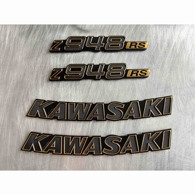 KAWASAKI Z900RS ゴールド エンブレム カワサキ Z948RS - パーツ