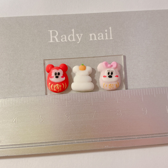 キャラネイルradynail 3Dパーツ　動物　ネイルパーツ