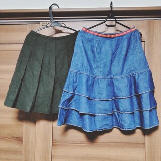 ベティーズブルー(BETTY'S BLUE)のスカート２つ(ひざ丈スカート)