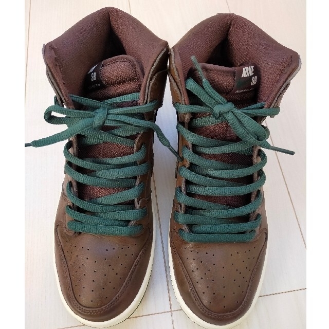 NIKE SB DUNK HIGH "BAROQUE BROWN　27cm