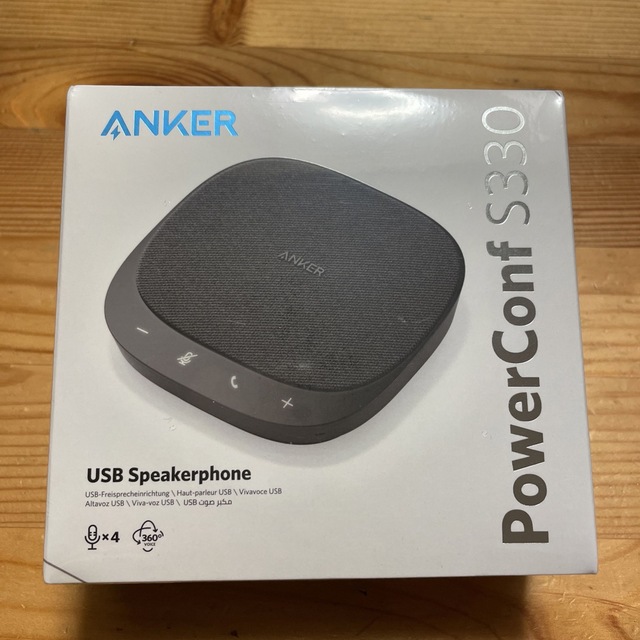 Anker(アンカー)のAnker power Conf S330 新品 speakerphone スマホ/家電/カメラのPC/タブレット(PC周辺機器)の商品写真