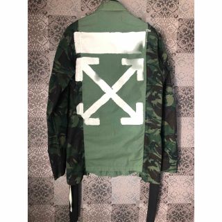 OFF-WHITE - off-whiteオフホワイト ミリタリージャケットの通販 by