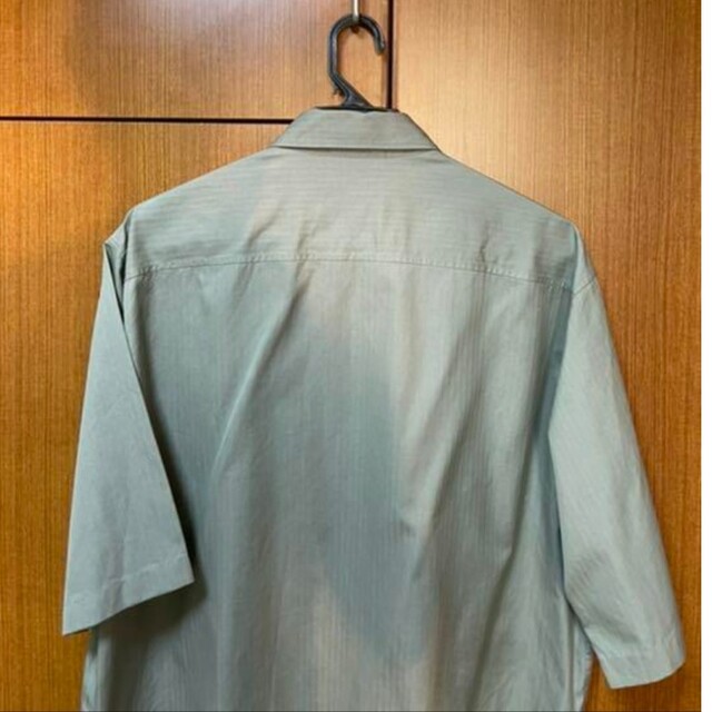 AURALEE(オーラリー)のWASHED FINX HERRINGBONE HALF SLEEVED シャツ メンズのトップス(シャツ)の商品写真