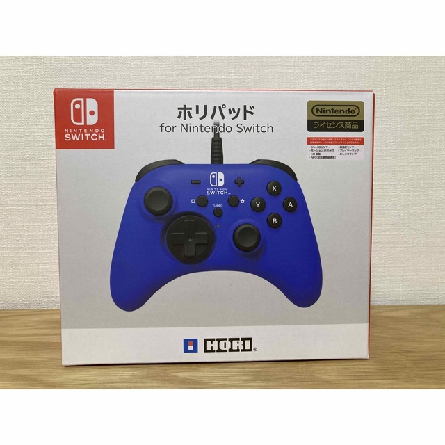 [ほぼ新品] ホリパッド for Nintendo Switch ブルー エンタメ/ホビーのゲームソフト/ゲーム機本体(その他)の商品写真