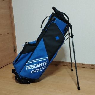 デサント(DESCENTE)のデサント キャディバッグ 8.5型 軽量　スタンド式　ブルー　DQBRJJ00(バッグ)