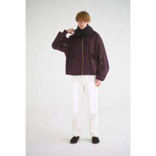 ウル(URU)のURU 17aw WOOL FLIGHT BLOUSON(フライトジャケット)