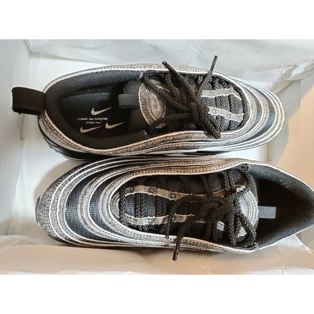 NIKE(ナイキ)の新品　COMME DES GARÇONS × NIKE AIR MAX 97 メンズの靴/シューズ(スニーカー)の商品写真