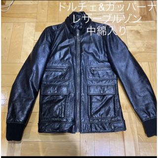 ドルチェアンドガッバーナ(DOLCE&GABBANA)のドルチェ&ガッバーナ　レザージャケット(レザージャケット)