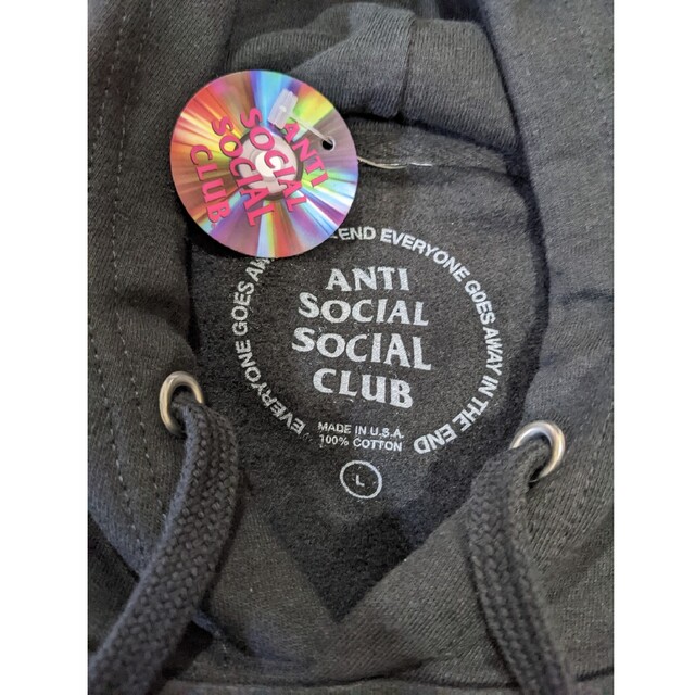 ANTI SOCIAL SOCIAL CLUB(アンチソーシャルソーシャルクラブ)のアンチソーシャルソーシャルクラブ　フラグメント　パーカー　L　アンチ assc メンズのトップス(パーカー)の商品写真