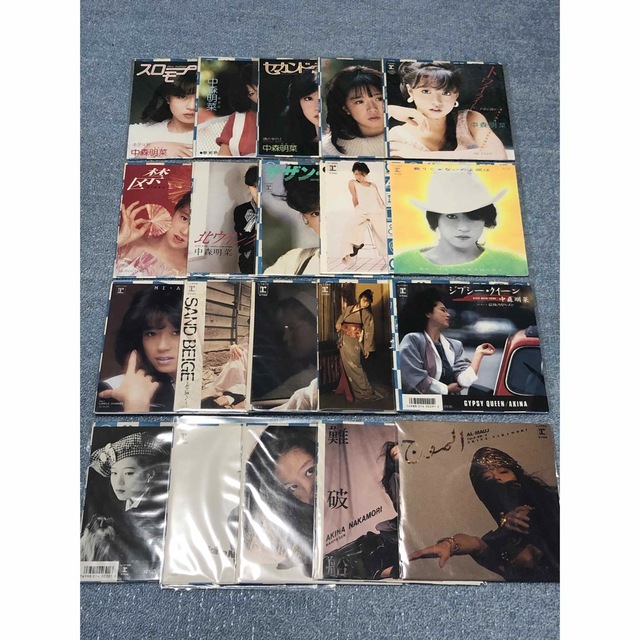 シングルレコード 中森明菜 20枚セット［7インチ］AKIのレコード•CD•LD