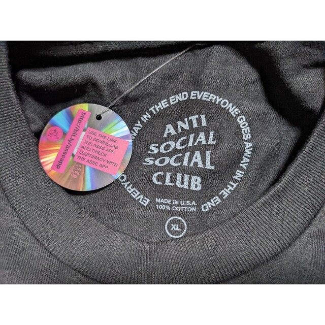 ANTI SOCIAL SOCIAL CLUB(アンチソーシャルソーシャルクラブ)のアンチソーシャルソーシャルクラブ　フラグメント　Tシャツ　XL　アンチ ピンク メンズのトップス(Tシャツ/カットソー(半袖/袖なし))の商品写真