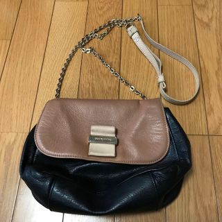 SEE BY CHLOE  ショルダーバッグ チェーンバック ネイビー レザー