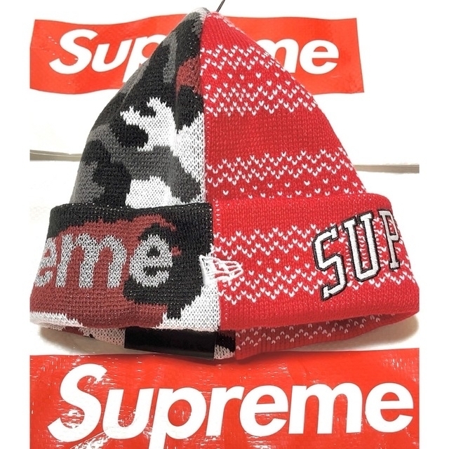 【新品】Supreme シュプリーム New Era Split Beanie