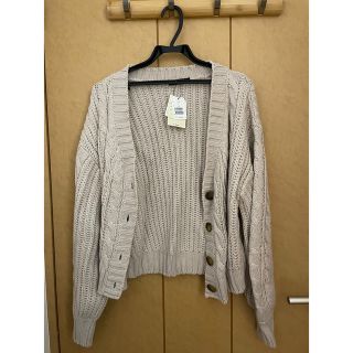 ダブルクローゼット(w closet)のw closet ケーブルニットカーディガン (カーディガン)